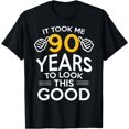 thumbnail image 1 of 90th Birthday Gift, Took Me 90 Years - 90 Year Old T-Shirt T-ShirtMen and women, Black T-shirt, size: Extra large, 1 of 4