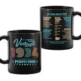 thumbnail image 1 of 90th Birthday Gifts for Men Women, 90 Year Old Birthday Presents for Him Her, 1934 Old Time Information - 90th Birthday Cups, Best Milestone 90th Birthday Coffee Mugs, 11 oz Tea Cup, 1 of 6