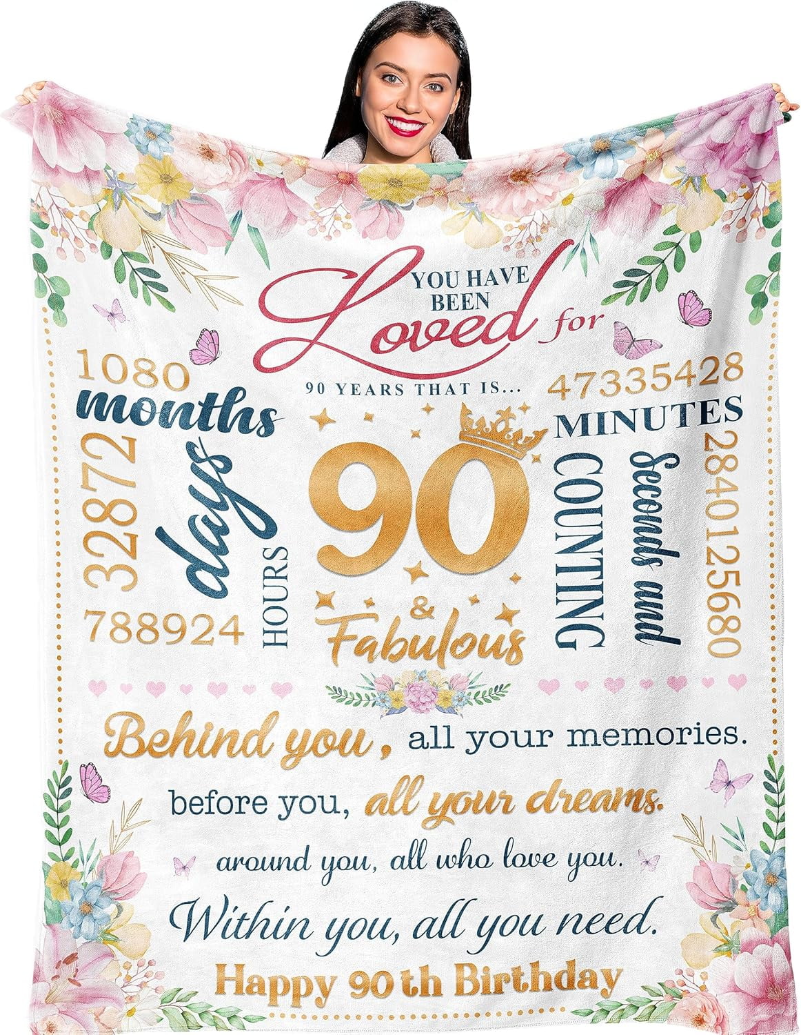 90th Birthday Gifts for Women, Best Gifts for 90 Year Old Woman, 90th ...