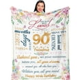 thumbnail image 1 of 90th Birthday Gifts for Women, Best Gifts for 90 Year Old Woman, 90th Birthday Ideas, Gifts for 90 Year Old Woman, 90-Year-Old Birthday Gifts for Women, 90th Birthday Blanket 60” x 50”, 1 of 6