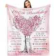 thumbnail image 1 of 90th Birthday Gifts for Women Blanket 60"X50", Best Gifts for 90 Year Old Woman,90th Birthday Decorations for Women,90th Birthday Gift Ideas,Happy 90th Birthday Throw Blanket 1934, 1 of 5