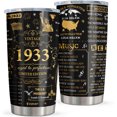 thumbnail image 1 of 90th Birthday Gifts For Women/Men, Back In 1933 Tumbler 20OZ, 1933 Birthday Gifts, 90 Year Old Birthday Gifts For Women/Men, 90th Birthday Decorations For Women Men, 90s Gift Travel Cup (1PC), 1 of 6
