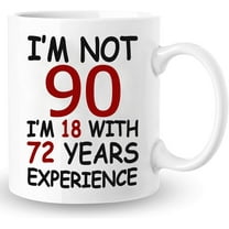 90th Birthday Gifts for Women Men, Gifts for 90 Year Old Women Men, 90 Year Old Birthday Gifts for Women Men, 1934 Birthday Gifts Coffee Mug for Grandma, Grandpa, 11oz