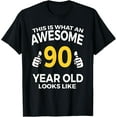 thumbnail image 1 of 90th Birthday T Shirt Funny 90 Years Old Gifts, 1 of 3
