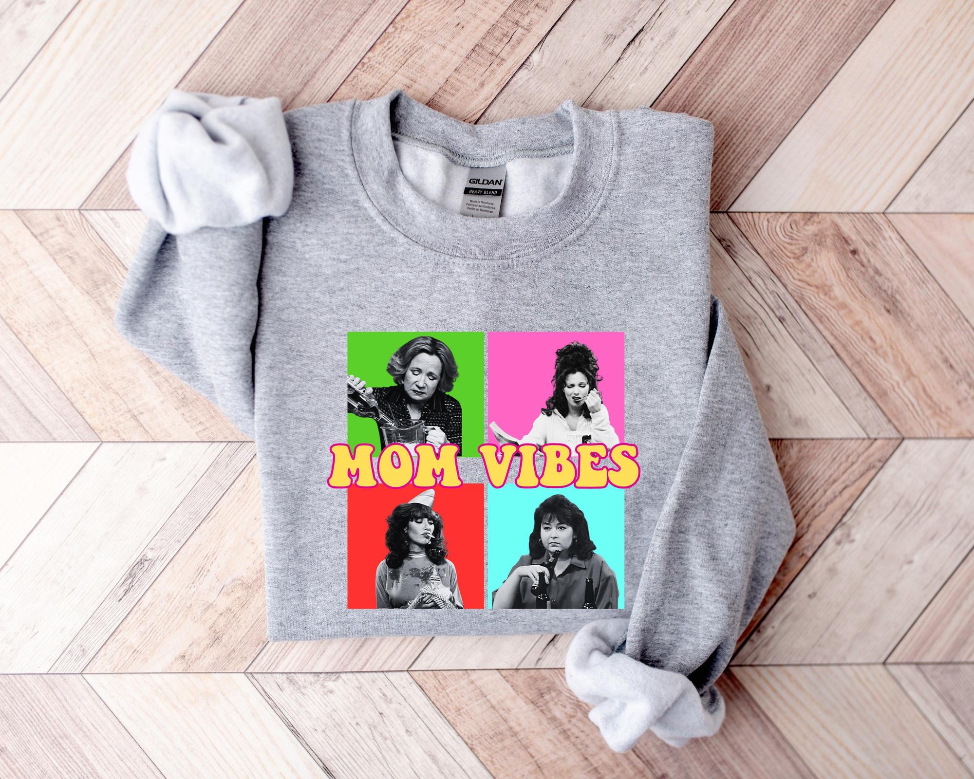 90u2019s Mom Vibes Vintage Funny Mom Shirt, Retro Funny Mom Shirt, Mom