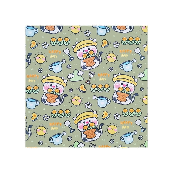 90x90cm Large Microfiber Pet Drying Towel, Ultra Absorbent Grooming Bath Mat for Dogs and Cats, Soft Quick Dry Pet Bathrobe Towel with Cute Cartoon Prints, Machine Washable Pet Blanket