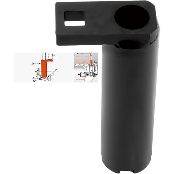 91-43506 Drive Shaft Bearing Retainer Wrench Tool - Compatible with Mercury Mercruiser Alpha One Gen 1 & Gen 2 Sterndrive Outboard Gearcase - Replaces OEM Part Numbers 91-43506T, 18-9842, 90240
