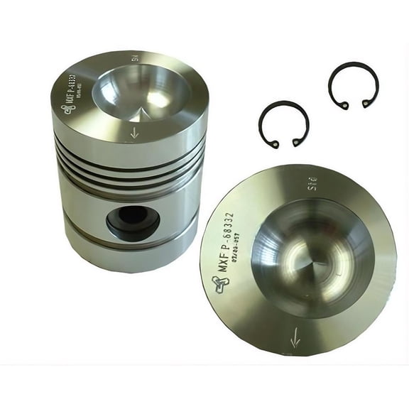 91.48mm Engine Piston Compatible with Massey Ferguson 20/20C/20D/20F/30B/30E/30H/40/200/200B/2244 Industrial 1964-1990 D3.152 2.5L 3-Cylinder Naturally Aspirated Diesel Standard ...