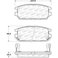 thumbnail image 1 of 91-93 Mitsubishi 3000GT Street Performance Rear Brake Pads Stoptech 308.0532, 1 of 2