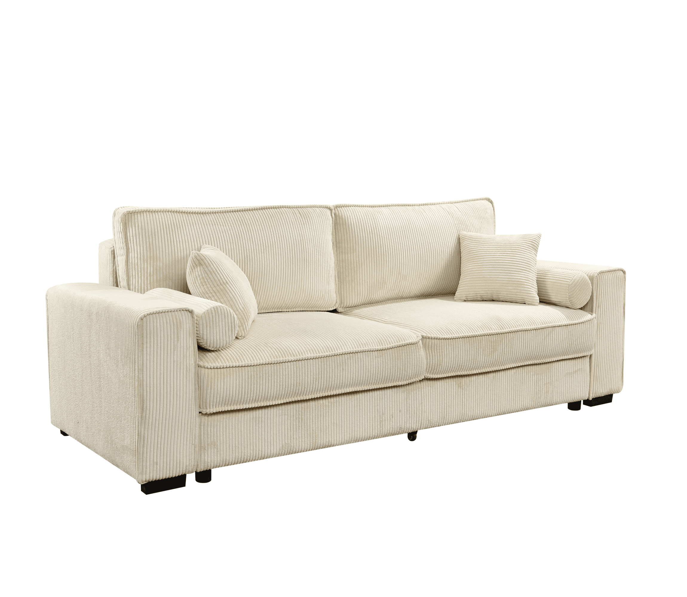 91''Large Sofa Bed with Storage,Modern 2 Seat Couch Furniture,Classic