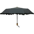 thumbnail image 1 of 91015BWDOT Ruffles Ruffle-Black-White Dot Umbrella, 1 of 2