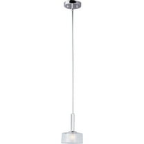 91045FTPC-Maxim Lighting-Elle-One Light Mini Pendant in Contemporary style-6.5 Inches wide by 11.25 inches high