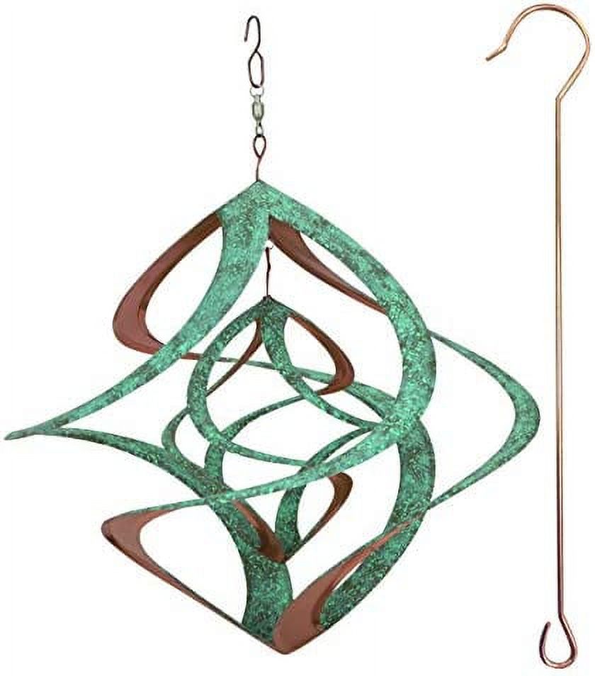 91061 14Inch Cosmix Helix Wind Spinner, Deluxe with Hanger & Copper