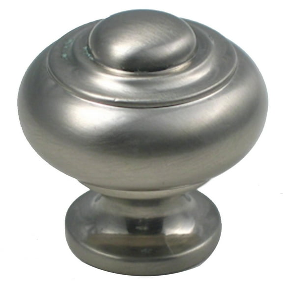910SN 1-1/8" Cabinet Knob Satin Nickel Finish