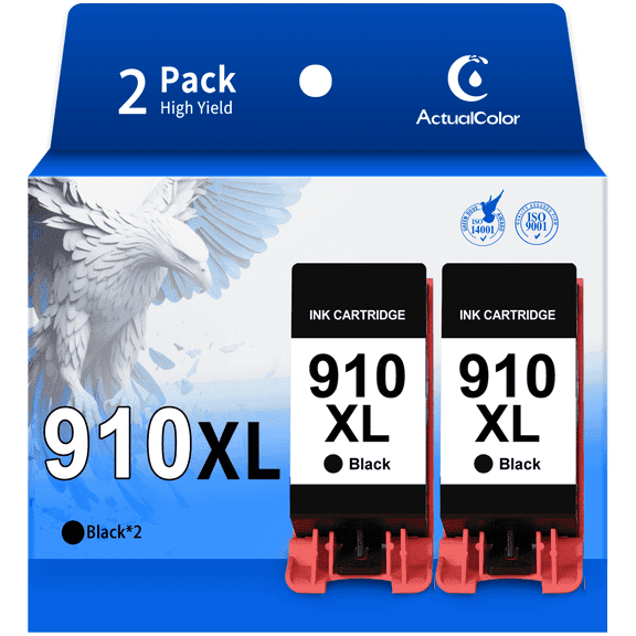 910XL Black Ink Cartridge Compatible for HP 910 Black ink Cartridge for HP 8015e 8025e 8028e Printer