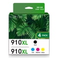 thumbnail image 1 of 910XL High Yield 4 Pack Ink Cartridge Compatible for HP OfficeJet 8010 8015 8018 8010e 8012e 8014e 8015e Printer (1 Black + 1Cyan + 1Magenta + 1Yellow), 1 of 8