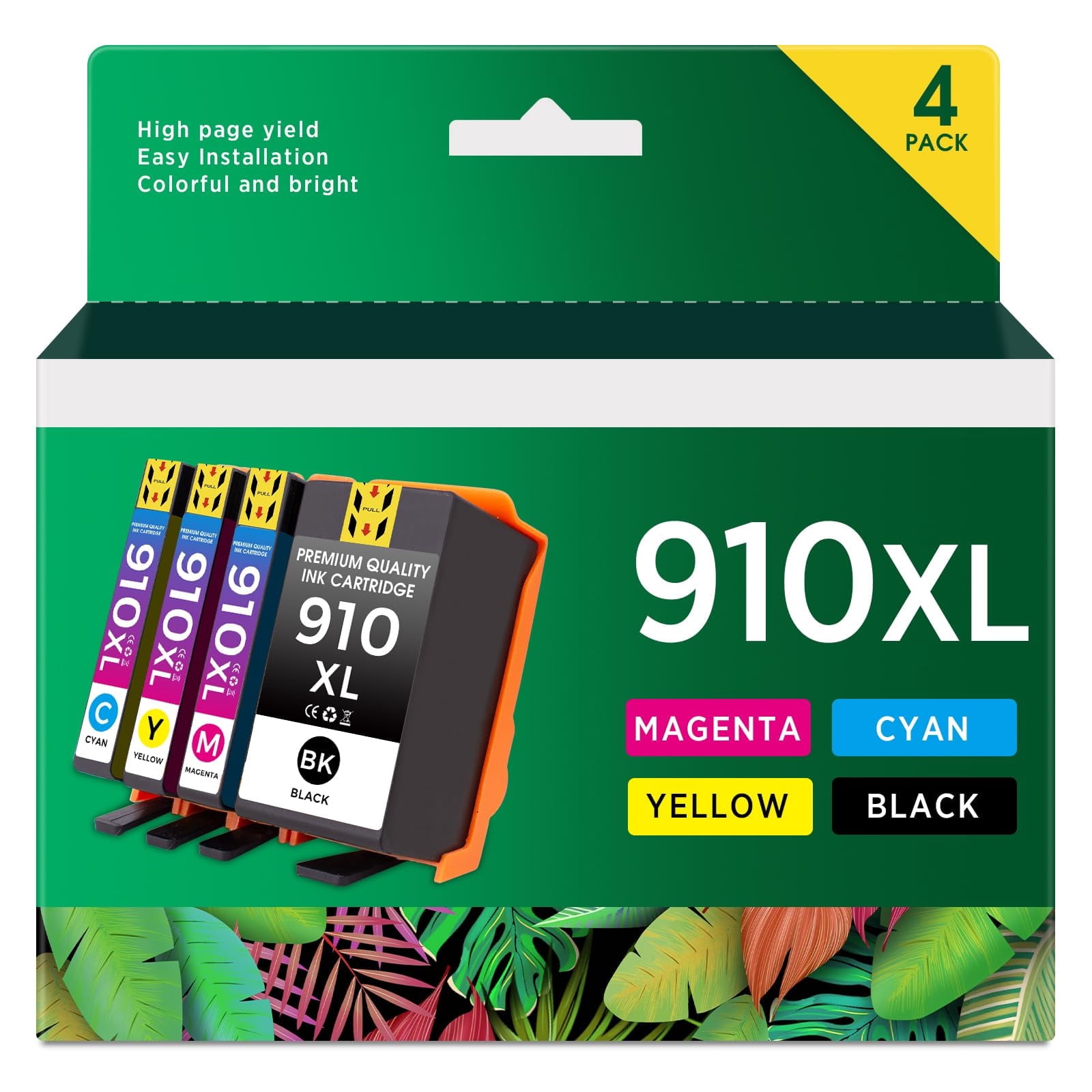 910XL High-Yield Ink Cartridge for 910xl Ink cartridges Combo Pack for ...