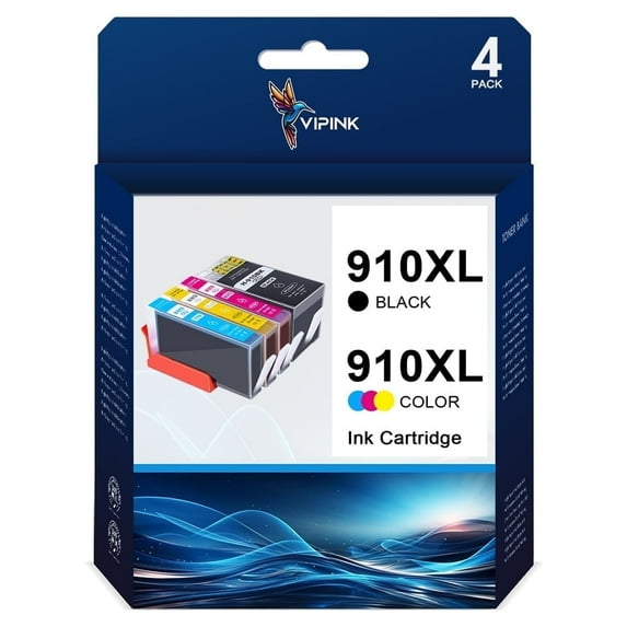 910XL Ink Cartridge High Capactiy Compatible for HP 910 910XL for HP OfficeJet Pro 8020 8024 8025 8028 8035 OfficeJet 8022 8010 8012 8014 8015 8018 Printer Ink Toner (Black, 2-Pack)