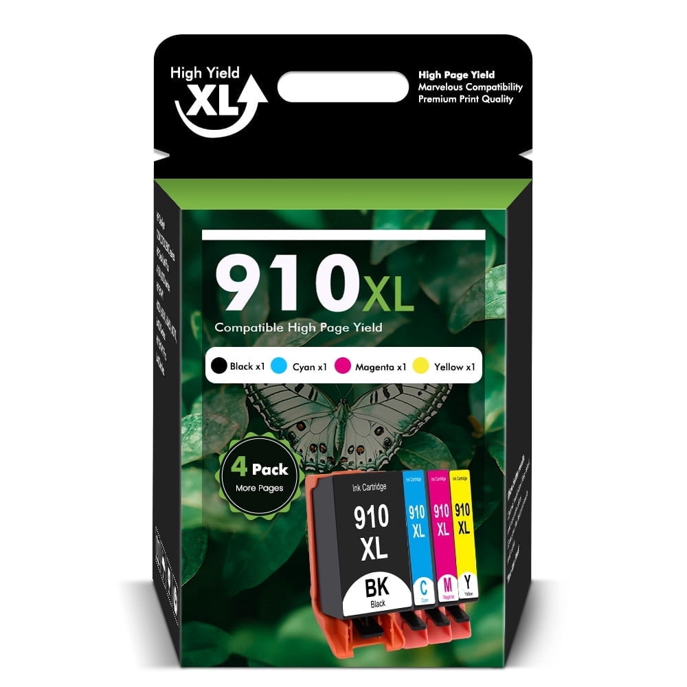 910XL Ink Cartridges Compatible for 910 910XL Combo Pack for OfficeJet ...