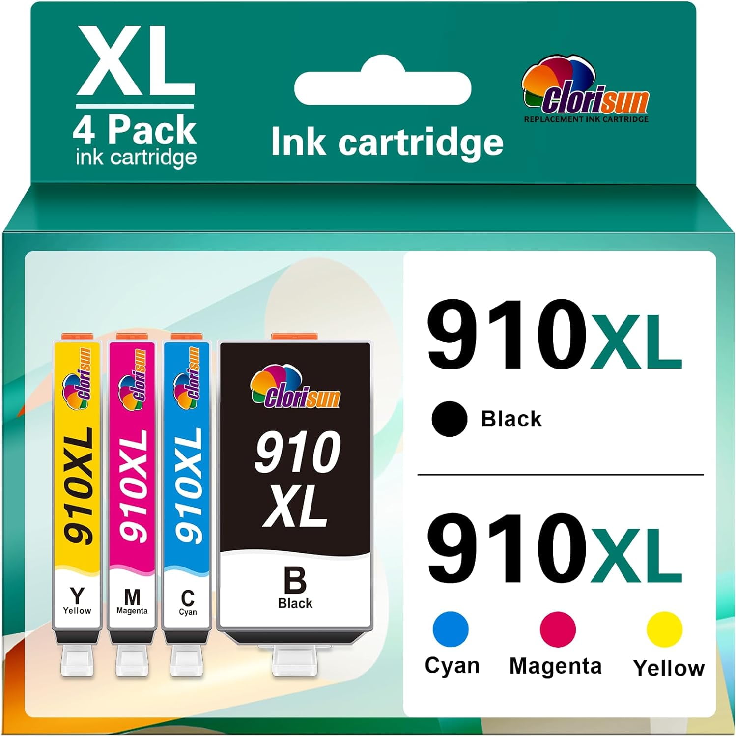 910Xl 910 Ink Cartridges For Hp Printers Compatible For Hp 910Xl Ink