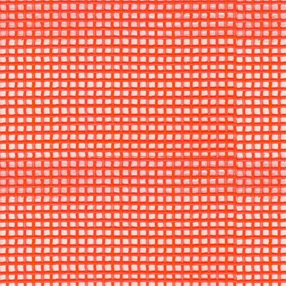 911 61 in. PVC Extruded Mesh with Selvages Fabric - 4 Florescent Orange - 9 oz