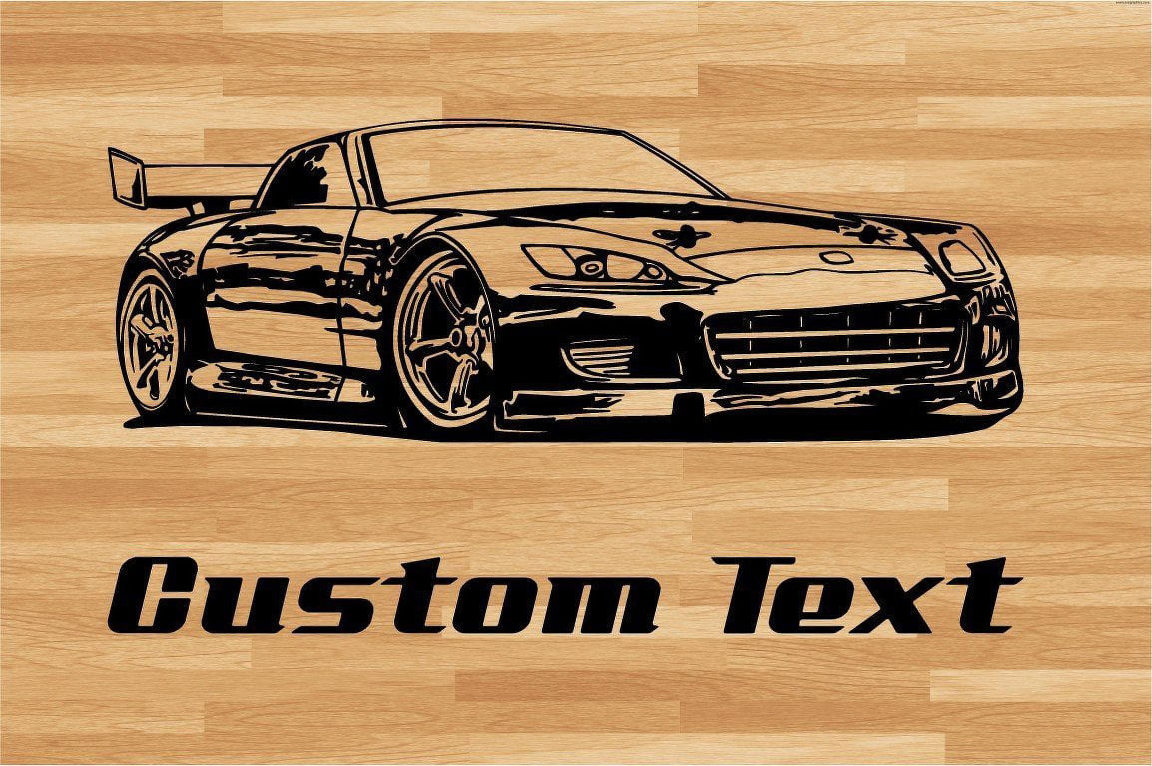 911 Car Wall Decal Auto Wall Mural Vinyl Stickers Boys Room Decor