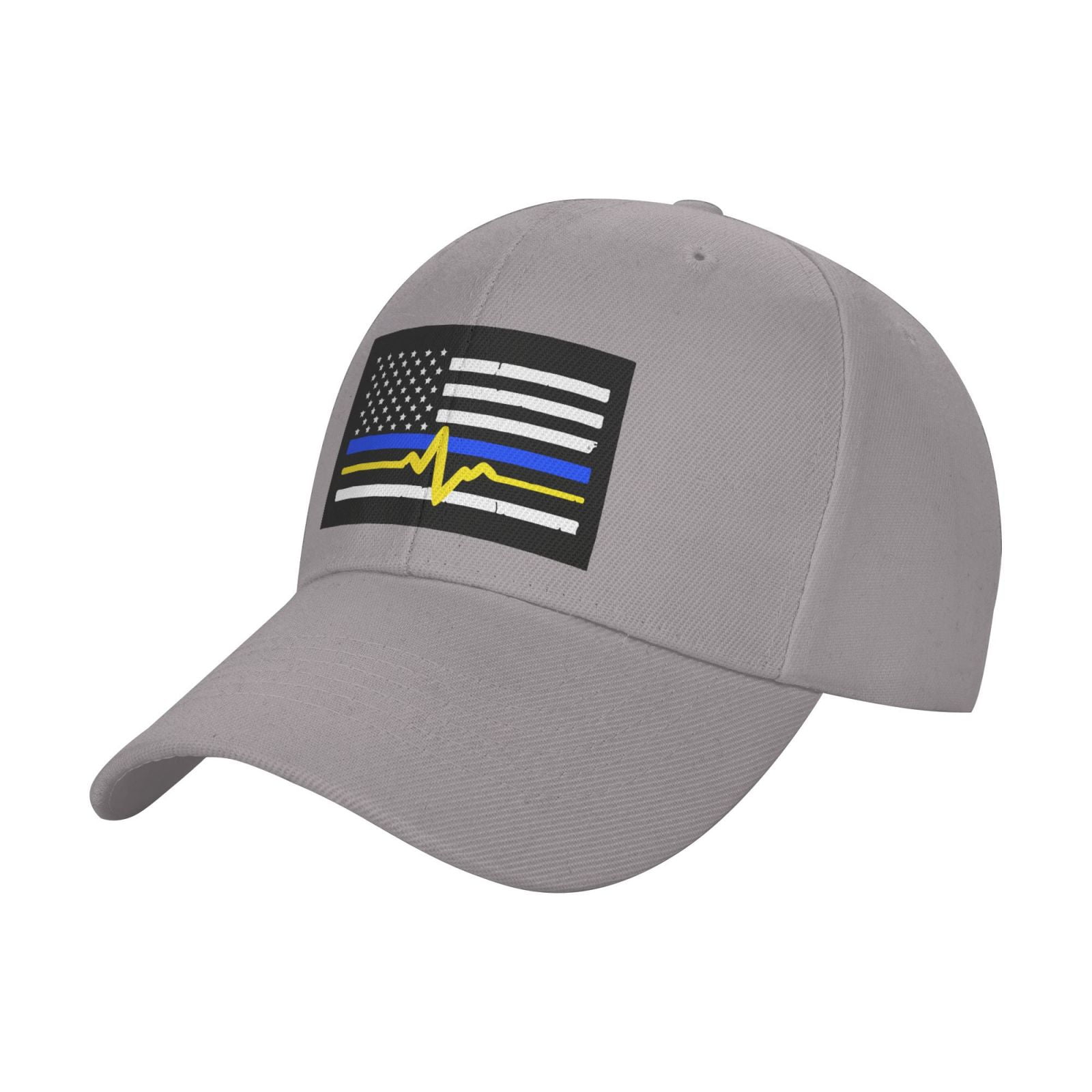 911 Dispatcher - Thin Blue Gold Line Flag Sandwich Cap Unisex ...