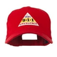 thumbnail image 1 of 911 Emergency Logo Embroidery Cap - Red OSFM, 1 of 5