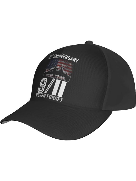 911 Never Forget 22th Anniversary Show Off Your Athletic Spirit Infinite Charm with This Baseball Cap Black