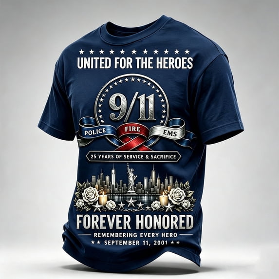 911 Never Forget Shirts for Men American Flag Print Crew Neck Short Sleeve Tops American Flag Patriotic Shirts