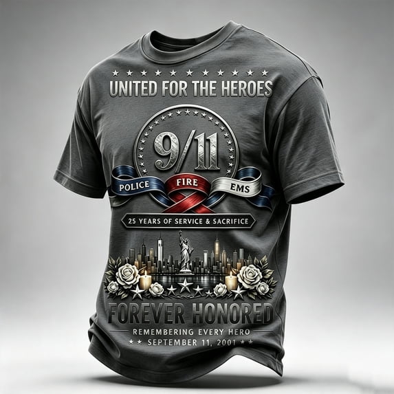 911 Never Forget Shirts for Men American Flag Print Crew Neck Short Sleeve Tops American Flag Patriotic Shirts