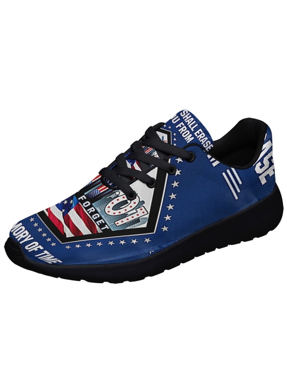 911 Patriot Day No Day Shall Erase You From The Memory Of Time Shoes Sneakers Black Size 8