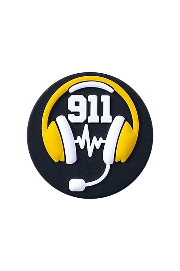 911 Silicone Focal Bead,Emergency Dispatcher Beads,DIY Pens,keychains, Necklace, Bracelet, Lanyard Making(5PCS)