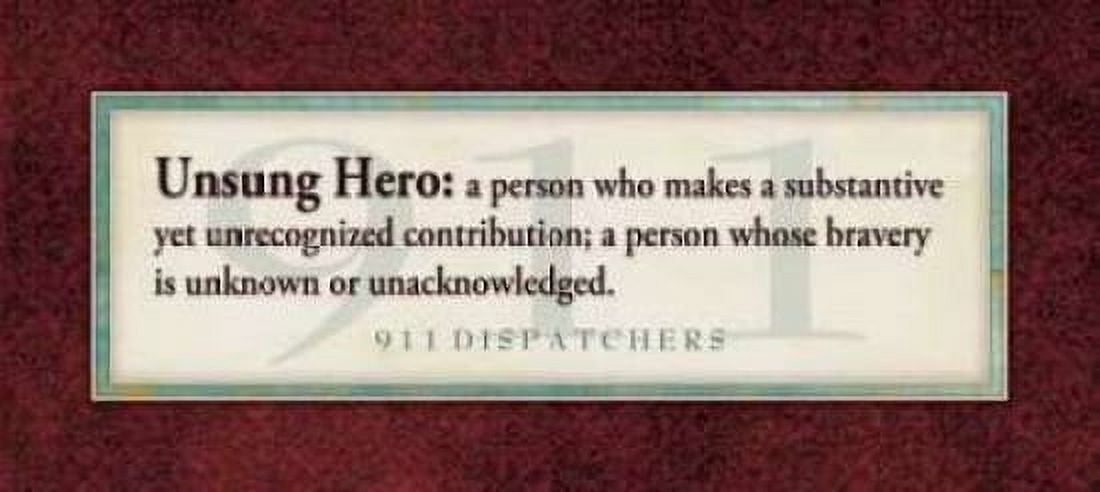 911 Unsung Hero Canvas Art - Stephanie Marrott (24 x 48)