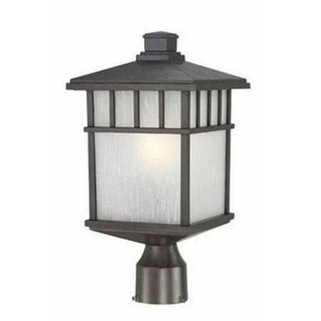 9116-34-Dolan Lighting-Barton 1-Light Post Mount-Olde World Iron Finish