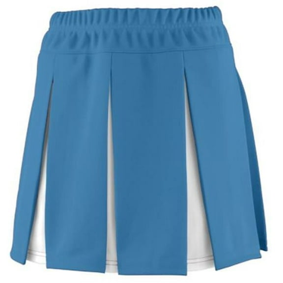 9116A Girls Liberty Skirt - Columbia Blue & White, XXS