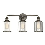 Designers Fountain 3-Light Bathroom Vanity Fixture - 24.25 Inch Biscayne Bronze