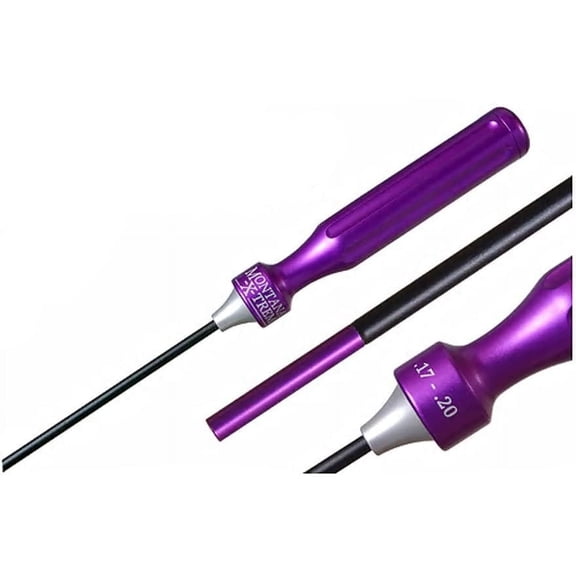 Montana X-Treme (MTX) 1-Piece Gun Cleaning Rod 17 to 20 Caliber 36" Coated Spring Steel 5-40 Female Thread
