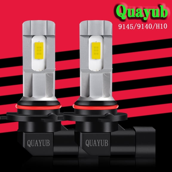 9145 9140 H10 HB3 9005 LED Fog Light Bright White 6000K Fog/Driving Light Bulbs