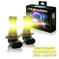 thumbnail image 1 of 9005 9006 H10 9145 4500K Golden Yellow 80W LED Fog Light Driving Bulbs Kit Pack of 2, 1 of 11