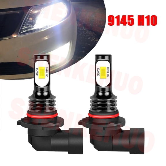 9145/H10 LED Light Bulbs for Jeep Commander 2006 2007 2008 2009 2010 9140 Fog Lights 2pcs