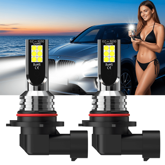 9145 LED Fog Light Bulb For 2002-2005 Dodge SX 2.0,High Brightness Headlight Bulb,6500K,Pack of 2