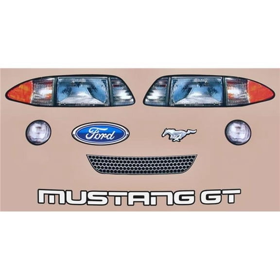 915-410-ID Mini-Stock Nose Graphic Kit for 1993 Mustang