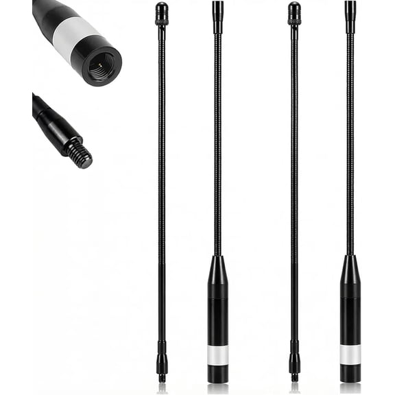 915 antenna 10 high gain, 40 cm long range male full directional whip antenna, suitable for 3&432- durable and flexible (2 black)