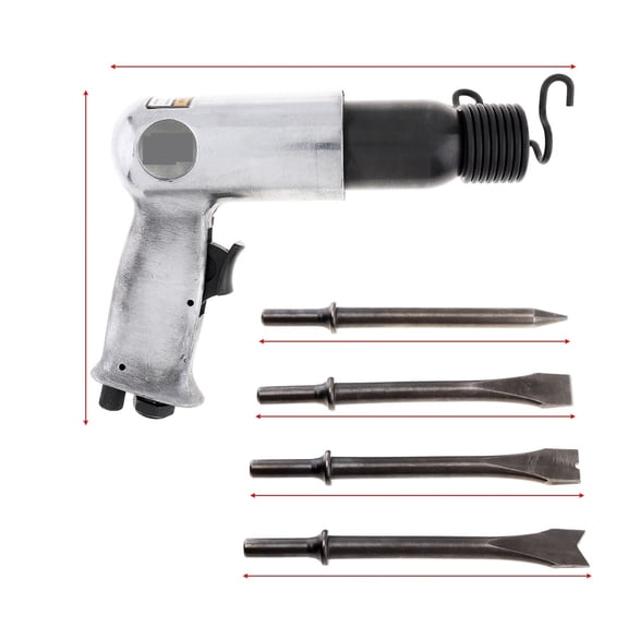 9150 120mm Professional Handheld Pistol Gas Shovels Air Hammer Small Rust Remover Cutting Drilling Chipping Pneumatic Tool