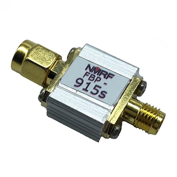 915MHz RFID SMA Interface Bandpass Filter Band-Pass Filter 50 Ohms Impedance 902 - 928 MHz Passband Band-Pass Filter