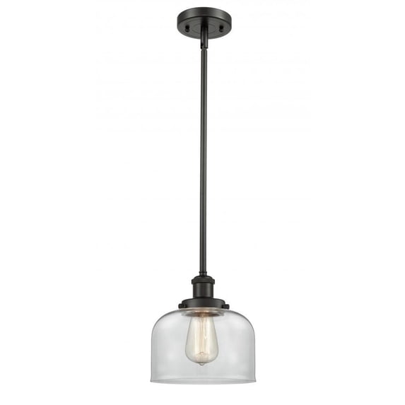 916-1S-OB-G72-LED-Innovations Lighting-Large Bell-3.5W 1 LED Pendant in Industrial Style-8 Inches Wide by 10 Inches High Oil Rubbed Bronze Finish