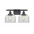 thumbnail image 1 of 916-2W-BK-G72-LED-Innovations Lighting-Bell - 7W 2 LED Bath Vanity In Industrial Style-11 Inches Tall and 18 Inches Wide, 1 of 1
