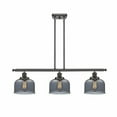 thumbnail image 1 of 916-3I-OB-G73-Innovations Lighting-Bell - 3 Light Stem Hung Island In Industrial Style-11 Inches Tall and 36 Inches Wide-Oil Rubbed Bronze, 1 of 2