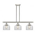 thumbnail image 1 of 916-3I-SN-G72-LED-Innovations Lighting-Large Bell-10.5W 3 LED Island in Industrial Style-36 Inches Wide by 11 Inches High   Brushed Satin Nickel, 1 of 1